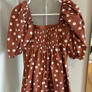 Abercrombie Fitch Polka dot dress xsp small